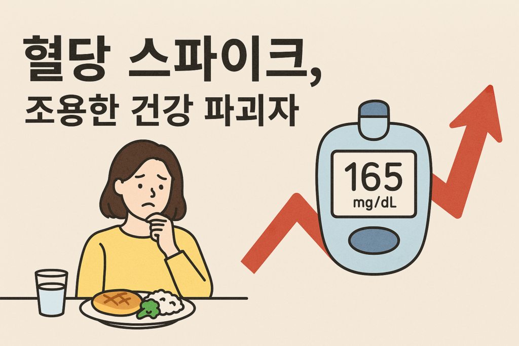 혈당 스파이크, 조용한 건강 파괴자