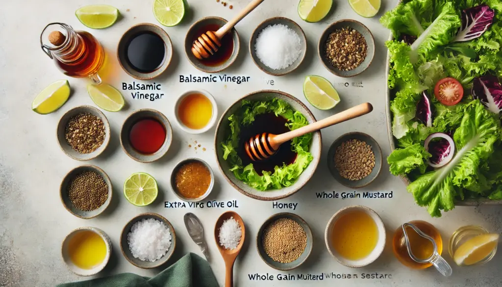 🍽️ 로빈의 화려한 발사믹 머스타드 드레싱 만들기